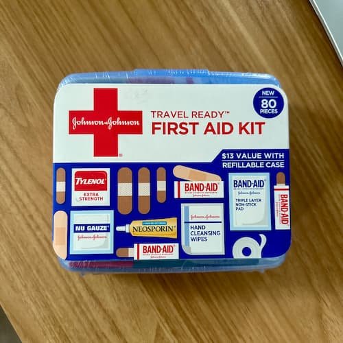 Johnson & Johnson Travel Ready First Aid Kit 80-Piece only $5.35 shipped (Reg. $14+)