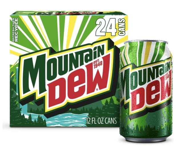 *HOT* Mountain Dew or Pepsi, 24 Pack Cans only $8.97 after Walmart Cash!