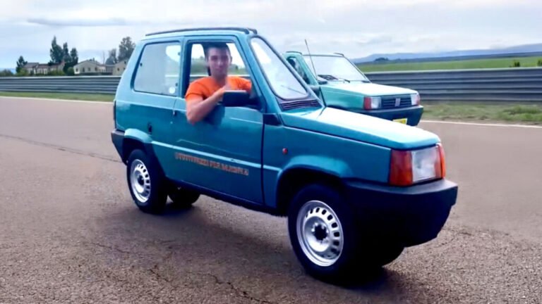 Someone Turned A Real Fiat Panda Into 1:1 Drivable Fridge Magnet