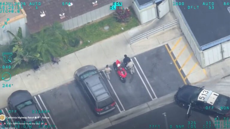 A Motorcyclist Did 130 MPH To Escape The CHP, He Forgot To Look Up