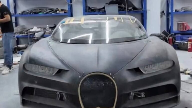 Someone Hacked Up a Perfectly Fine Audi R8 to Build a Bugatti Chiron Replica