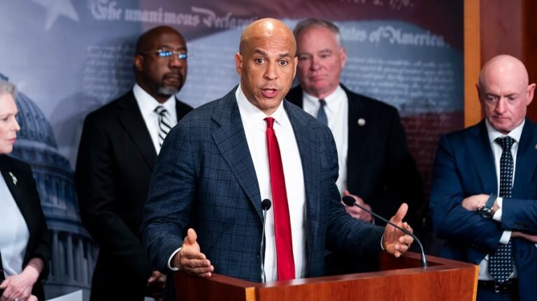 Booker: ‘Absurdity’ for Blanche to be concerned about Maxwell safety