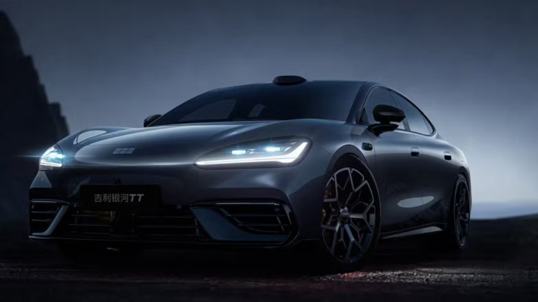Geely’s New EV Sedan Packs 578 HP, Lidar And A Built-In Fridge