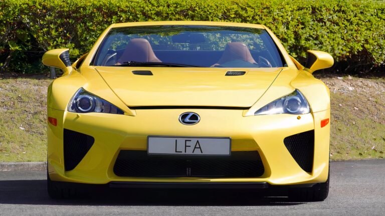 The Lexus LFA So Rare Only Two Were Built