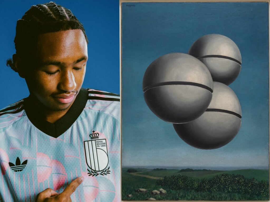 Belgium’s Magritte-Inspired Soccer Jersey Mirrors a Surreal World Cup