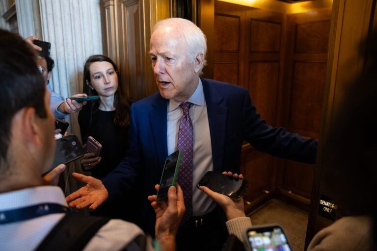 With Blanche in limbo, Cornyn hands DOJ new Trump settlement proposal