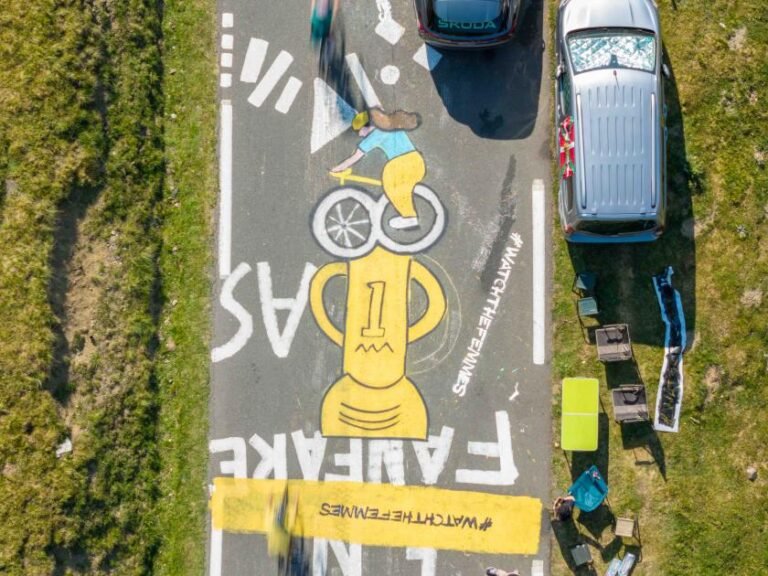 How Erin Aniker's doodles ended up painted over penis graffiti on the Tour de France
