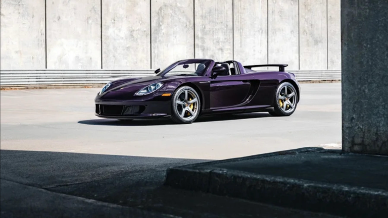 2005 Porsche Carrera GT in Purple Carbon For Sale With Only 448 Miles