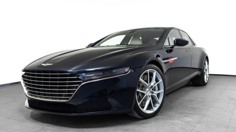 One of Aston Martin’s Rarest Modern Sedans For Sale With Only 166 Miles