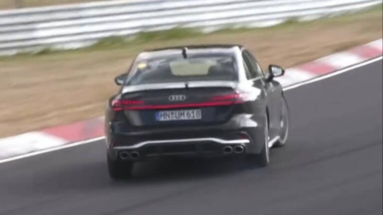 2027 Audi S6 Spied Undisguised And Looking Ready To Slide