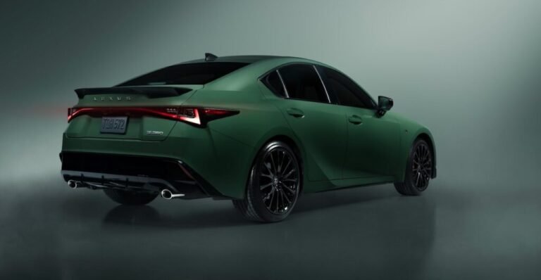 2027 Lexus IS Special Appearance Package Revealed With Envious Green Paint