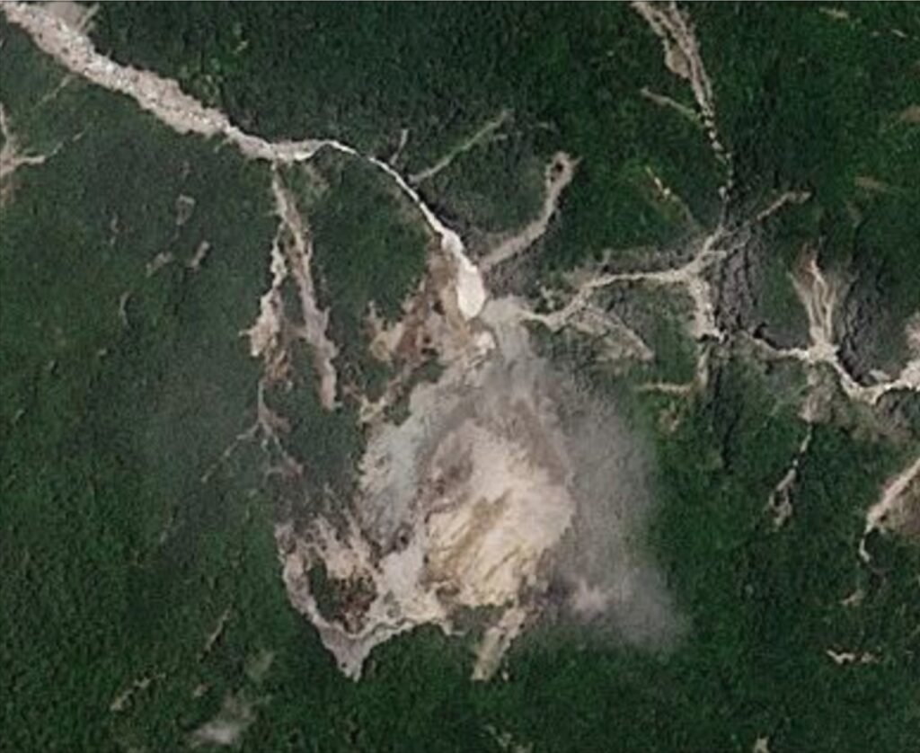 The evolution of the Wanlixi landslide in Taiwan