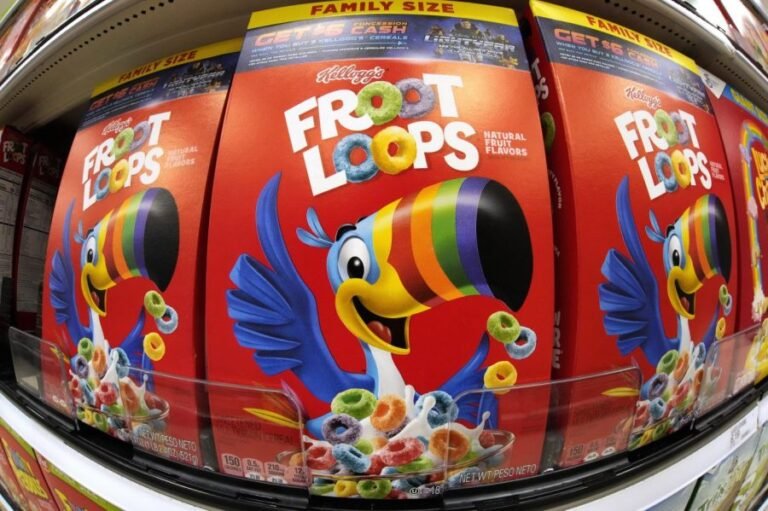 Kellogg moves to ditch artificial dyes from cereals by end of 2026