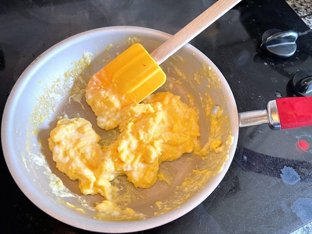 I tried Martha Stewart's hack for making the 'best scrambled eggs in the whole world.' They were deliciously creamy.