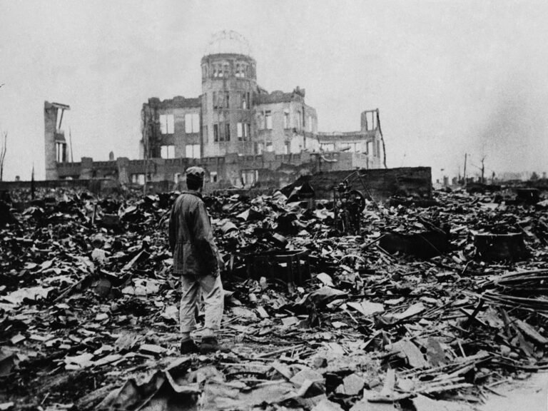 The US dropped an atomic bomb on Hiroshima on this day in 1945. Haunting photos show what happened.