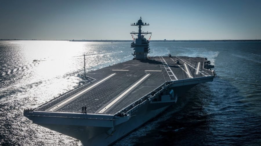 Trump directs Navy to return to steam catapults on aircraft carriers