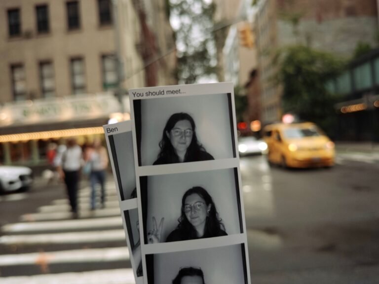 I tried a photobooth in NYC that matches you with a mystery soulmate — but there's a big catch