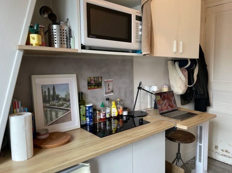 I live in a 97-square-foot micro-apartment in Paris. Tiny living comes with pros and cons that I didn't expect.