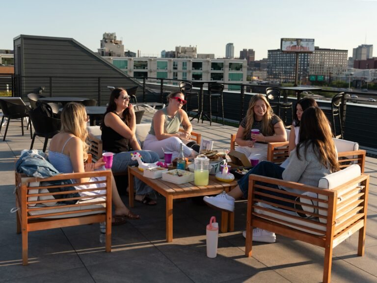 Third places are out, as prices rise. Hosting dinners, craft nights, and book clubs are in.