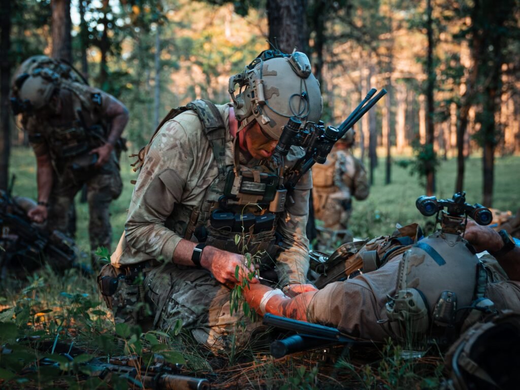 Military medics train to keep casualties alive until evacuation. In the next war, that could take days, or even weeks.