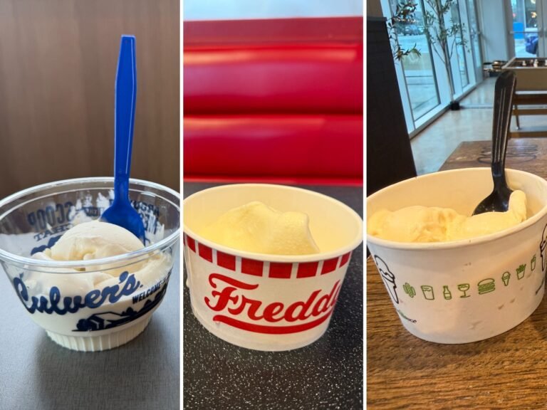 I tried frozen custard from Culver's, Freddy's, and Shake Shack — and there's only one chain I'm rushing to return to