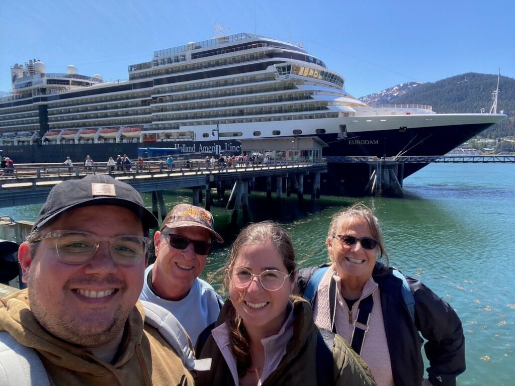 I took my retired parents on a cruise to Alaska. It felt like a total role reversal, but I'd do it again in a heartbeat.