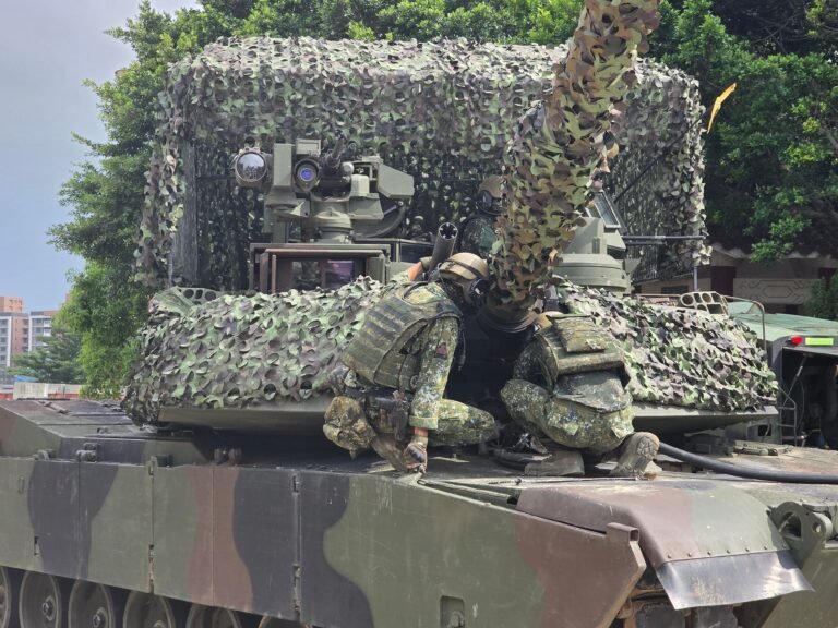 Taiwan is training its Abrams tank crews to hide and refuel inside its bustling urban sprawl