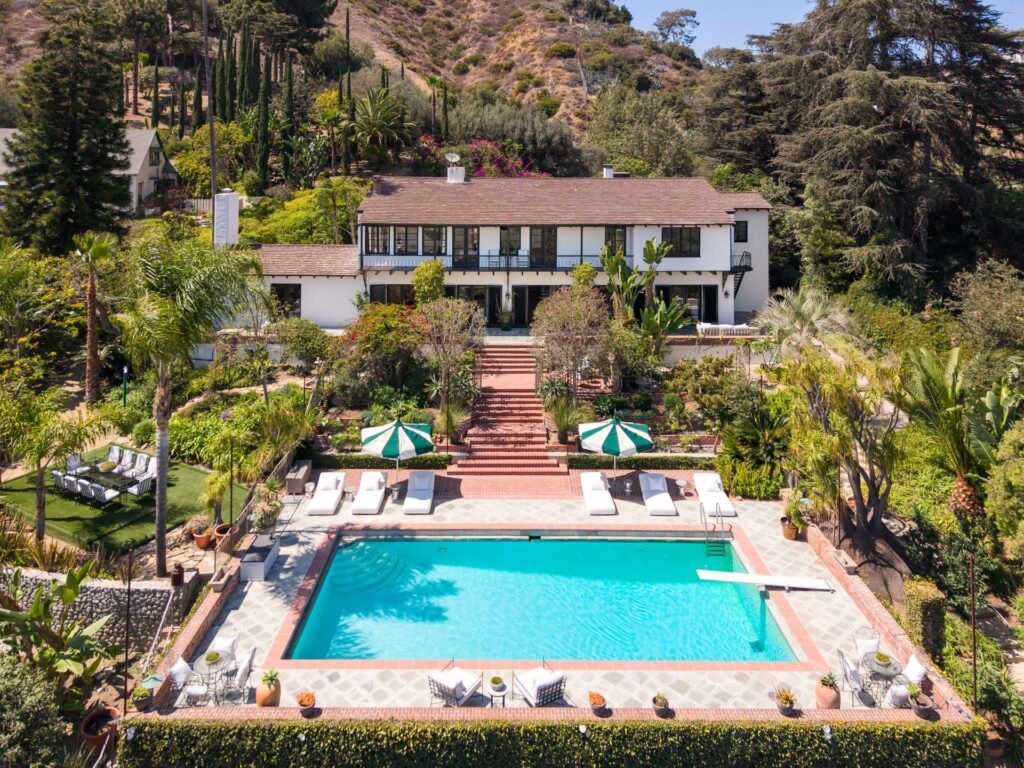 Take a look inside Helen Mirren's $13 million Los Angeles mansion, first built for a silent film star 116 years ago