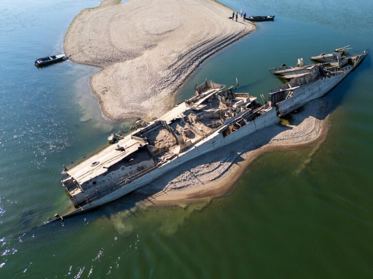 See the long-lost relics unearthed by Europe's drying rivers amid the summer heat wave