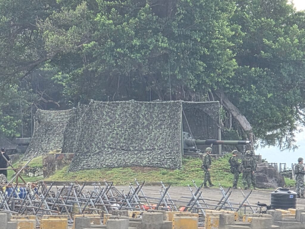 Taiwan is using Frankenstein-style tanks made with old Patton designs to guard the gateway to its capital