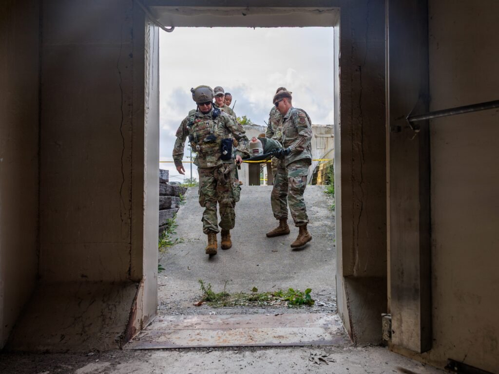 Learning from Ukraine, US Air Force medics are throwing up nets and pushing underground to survive drone attacks