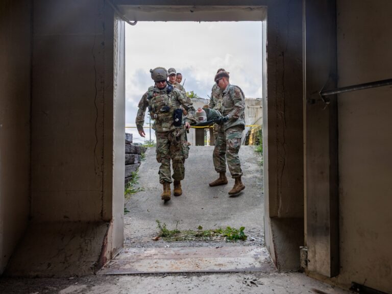 Learning from Ukraine, US Air Force medics are throwing up nets and pushing underground to survive drone attacks