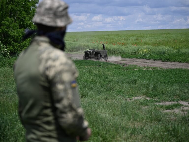A British Army commander testing war robots says they aren't always the right tool for the job