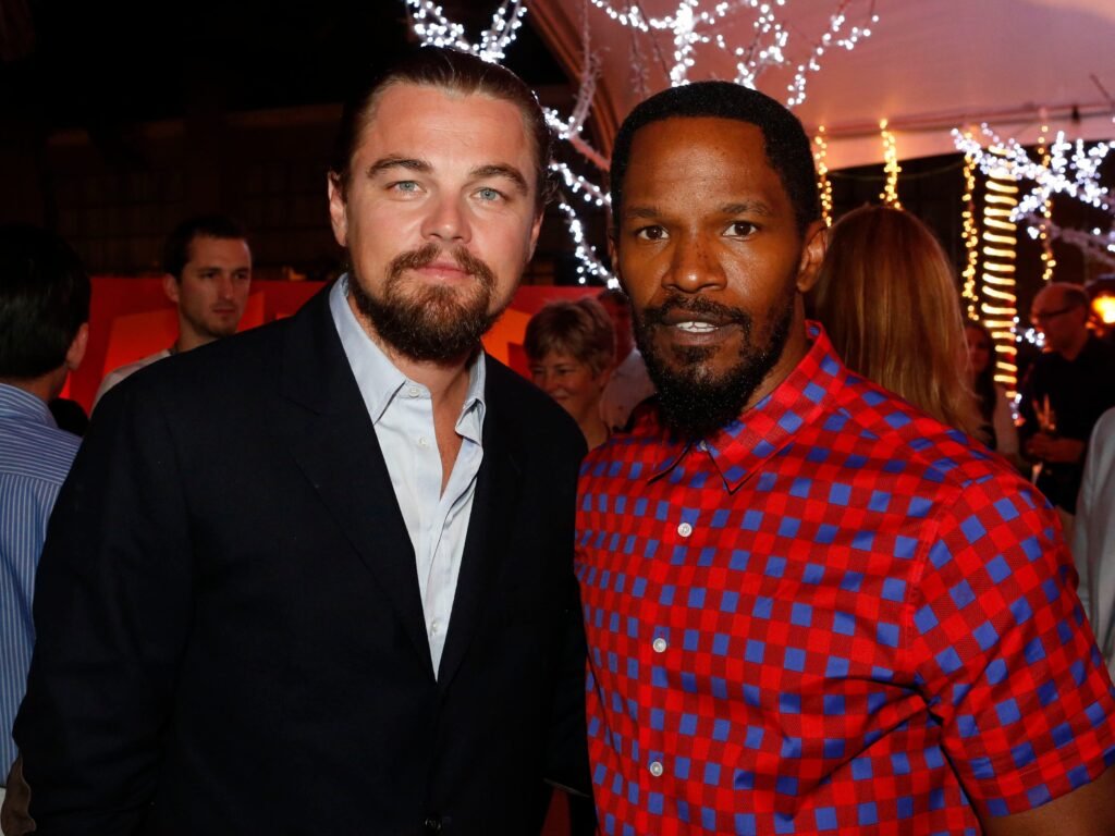 Jamie Foxx says he felt intimidated by Leonardo DiCaprio on 'Django Unchained,' so he secretly added 4 inches to his boots