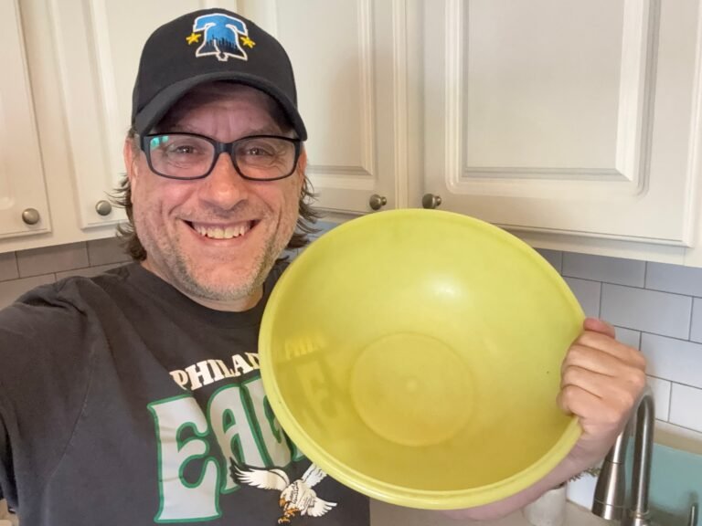 I downsized from a house to a small apartment. I got rid of a lot, but kept one sentimental item.