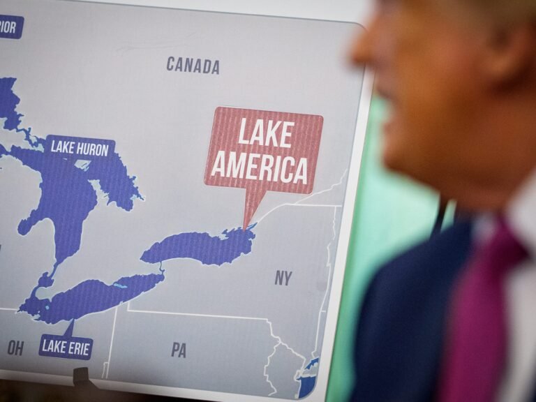 The internet has gone into full meme mode over Trump's Lake Ontario name change
