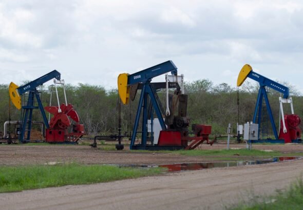 Trump said the US government has reached a deal to secure 65 billion barrels of oil reserves in Venezuela