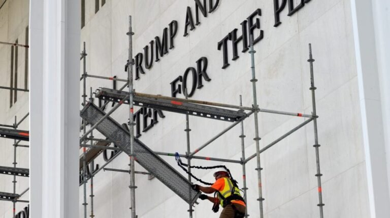Kennedy Center delays restoring Trump’s name to front amid legal battle