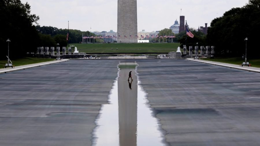 Trump says there was 'some contractor error' during Reflecting Pool renovation