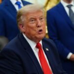 Watch live: Trump speaks amid tariff battles, signs order for 'Lake America'