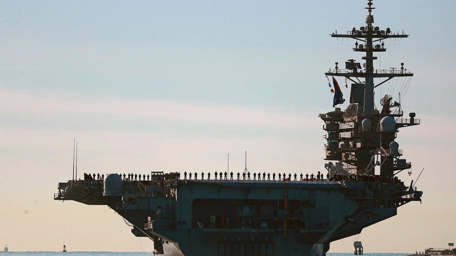 Centcom commander addresses mental health concerns for troops on USS Abraham Lincoln