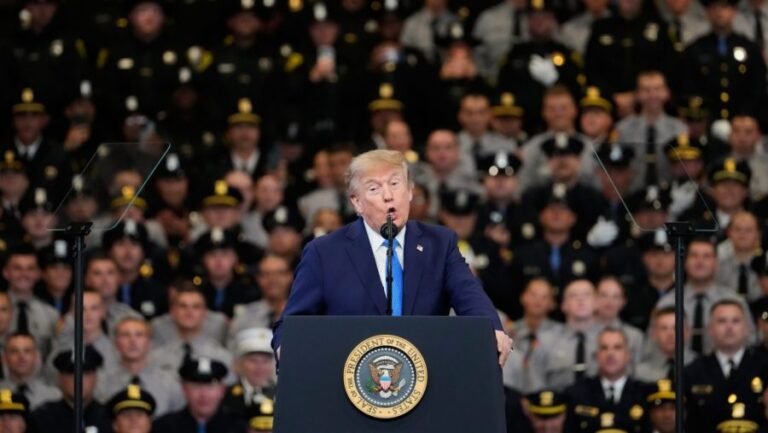 Live updates: Trump addresses Long Island crowd, with focus on decline in crime