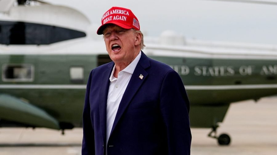 Trump: Vandals to blame for damaged grass at July 4 celebration site
