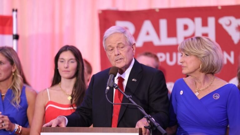 Norman supporters boo Trump during concession speech 