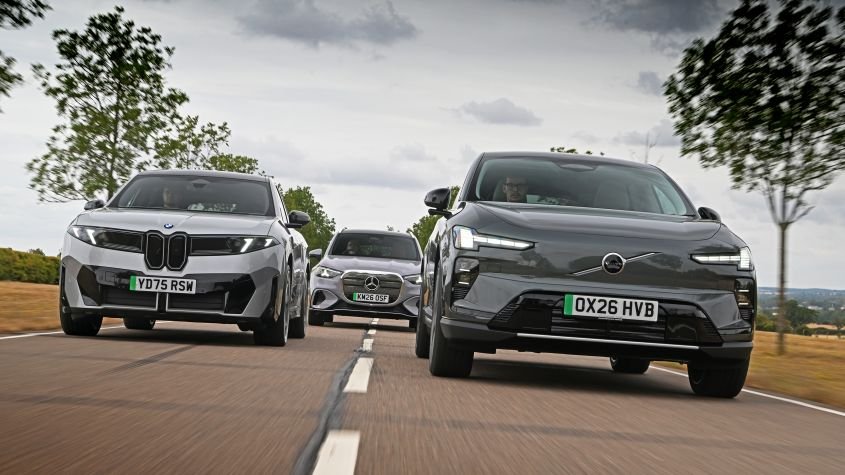 BMW iX3 vs Mercedes GLC vs Volvo EX60: fight for EV SUV supremacy
