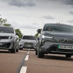 BMW iX3 vs Mercedes GLC vs Volvo EX60 - pictures