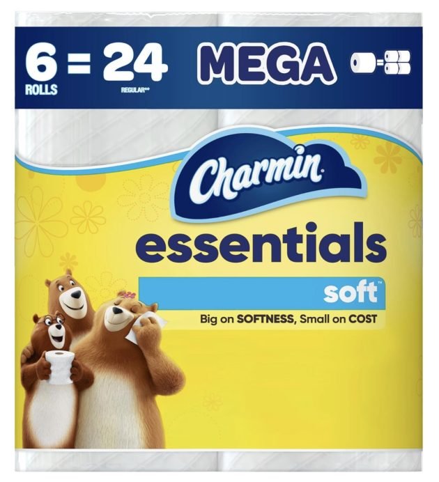 Charmin Essentials Soft Toilet Paper (6 Mega Rolls) only $4.74 shipped!