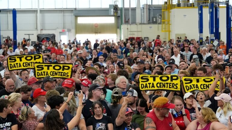 Trump toes line on data centers as more Republicans pump the breaks
