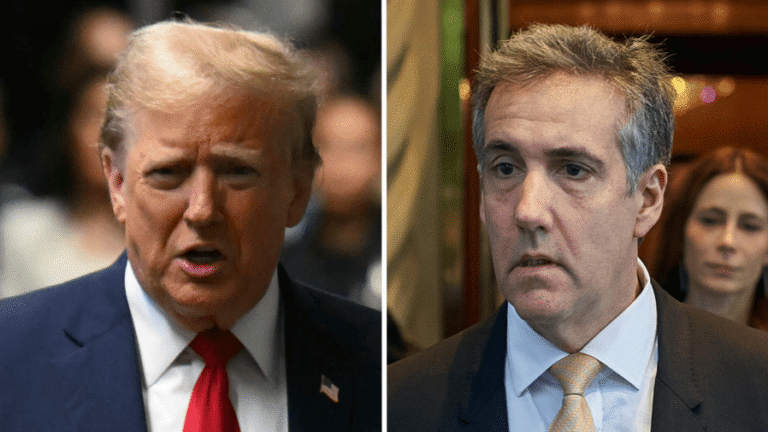 Trump blames New York prosecutors for Cohen's role in hush money trial