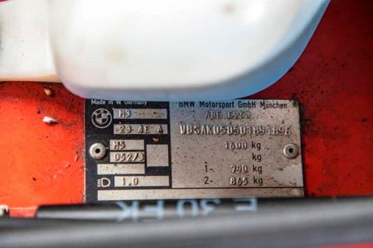 What Every Letter And Number In Your BMW’s VIN Actually Means